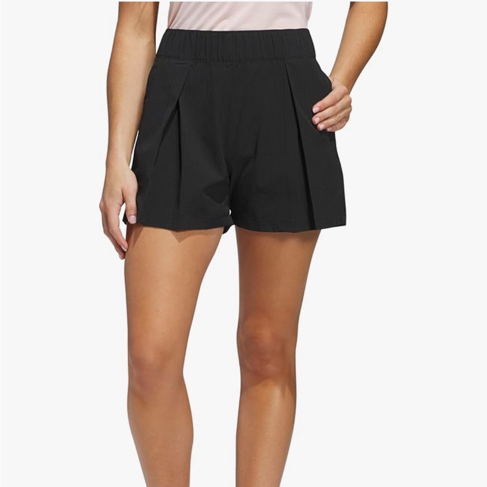 Adidas Women’s Black Go-To Pleated Shorts